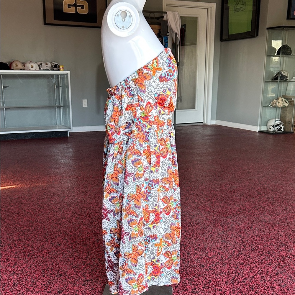 Torrid Floral Strapless Dress, Size2 - Picture 5 of 5